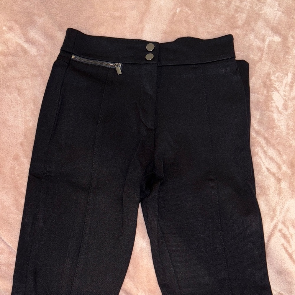Stylish Black High-Waisted Pants